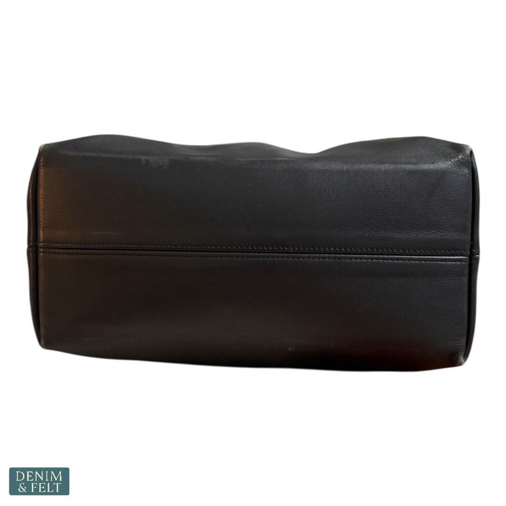 Coach Vintage Soho‎ Lafayette 4140 Black Genuine Leather Tote Shoulder Bag - Picture 6 of 13